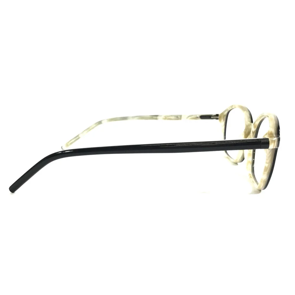 Tom Davies Eyeglasses Frames TD749 Col. 1623 Black Ivory Marble 51-18-140